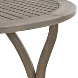 Christopher Knight Home® - Noble House - Hermosa Outdoor 47" Round Acacia Wood Dining Table