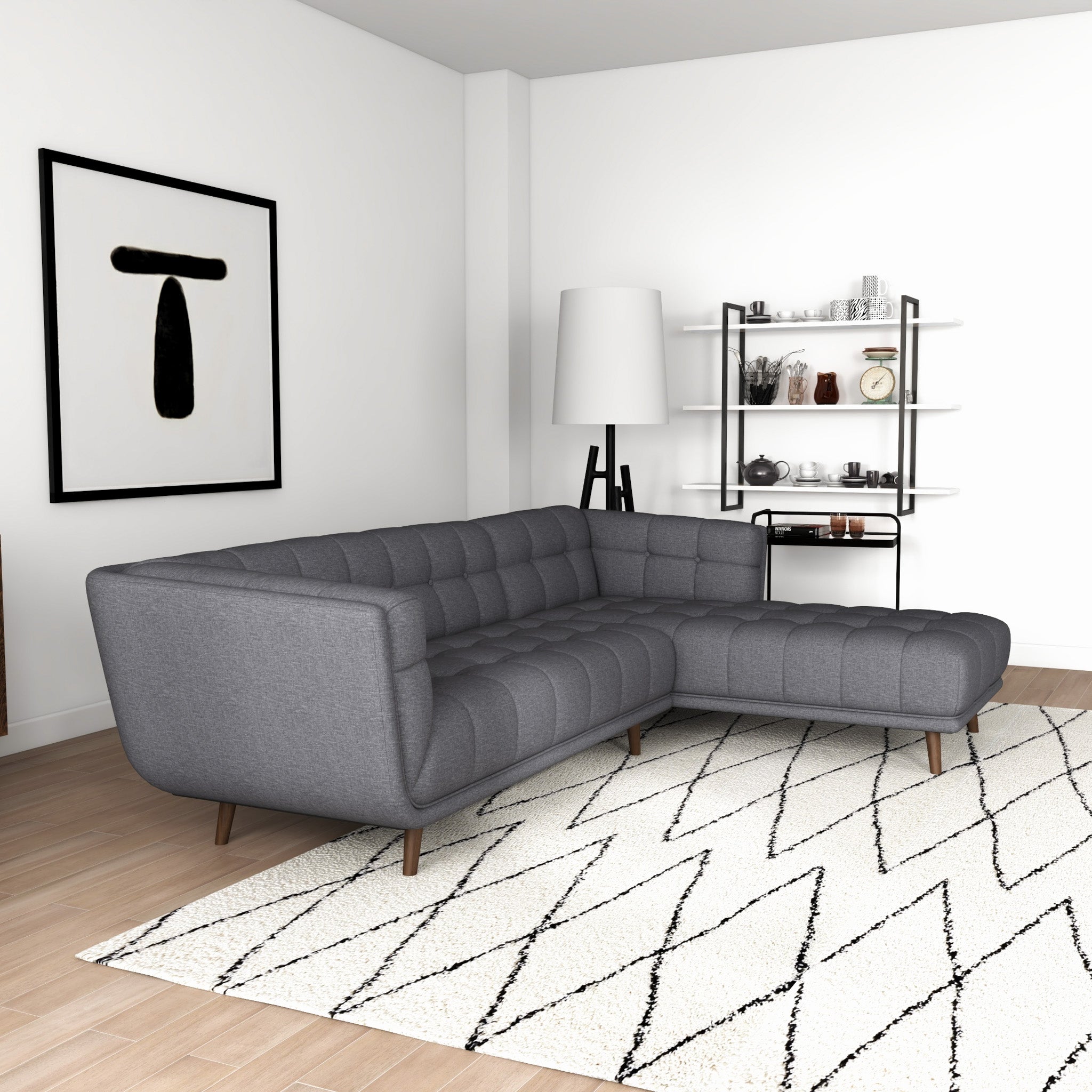 English Elm Addison Sectional Sofa - Thumbnail 4