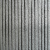 Roy Grey Microsuede Fabric Ottoman/Stool 445Grey Meridian Furniture