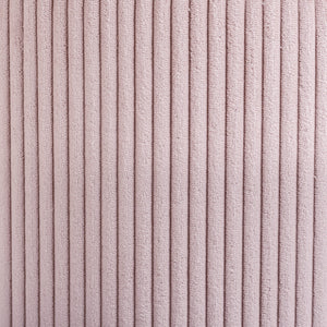 Roy Pink Microsuede Fabric Ottoman/Stool 445Pink Meridian Furniture