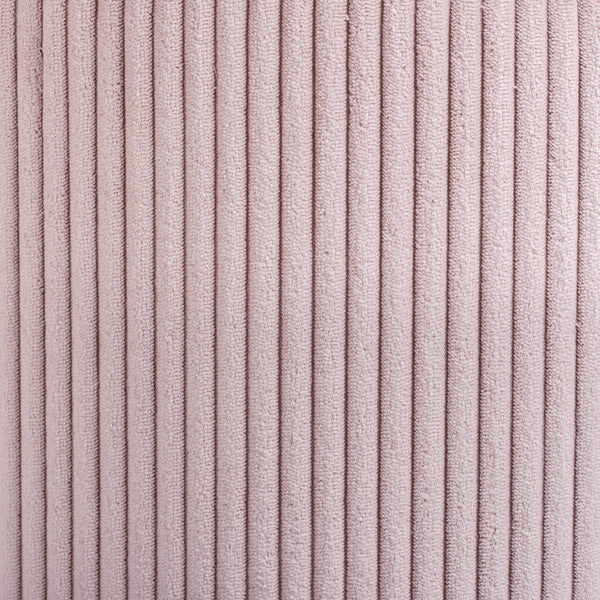 Roy Pink Microsuede Fabric Ottoman/Stool 445Pink Meridian Furniture