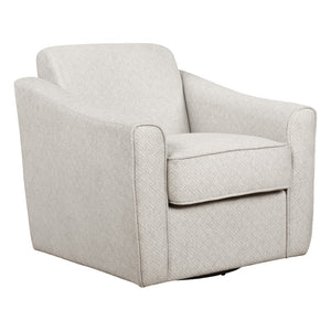 OSP Home Furnishings Cassie Swivel Arm Chair Cement