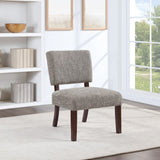 OSP Home Furnishings Jasmine Accent Chair Speckled Charcoal