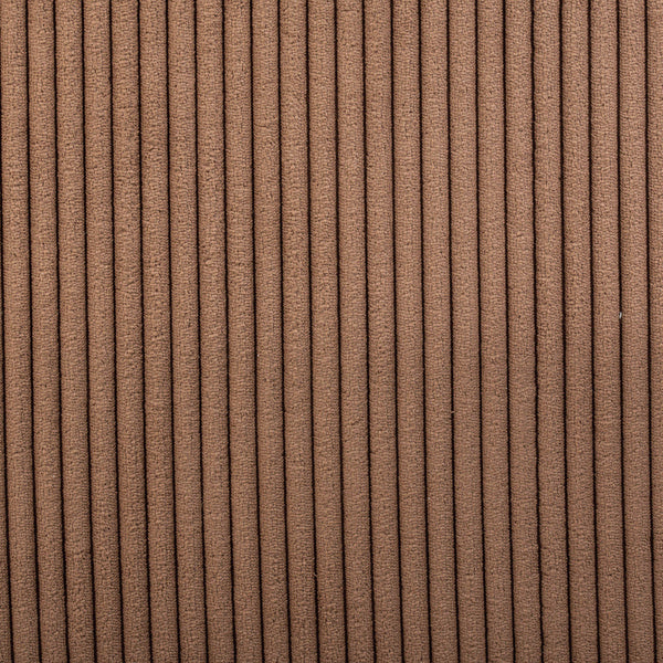 Roy Brown Microsuede Fabric Ottoman/Stool 446Brown Meridian Furniture