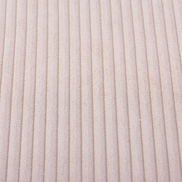 Roy Pink Microsuede Fabric Ottoman/Stool 446Pink Meridian Furniture