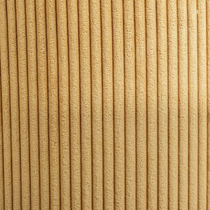 Roy Yellow Microsuede Fabric Ottoman/Stool 446Yellow Meridian Furniture