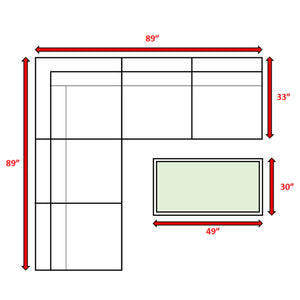 English Elm Fully Assembled 6-Piece Rattan Sofa Set With Weather-Resistant Cushions For Ultimate Outdoor Comfort B120S00131