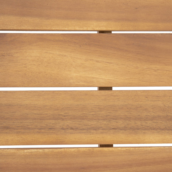 English Elm Christopher Knight Home® - ASTON Outdoor 4-Seater Acacia Wood Chat Set with Water-Resistant Cushions and Classic Slat Design Teak 68589.00DGRY-2_68891.00DGRY