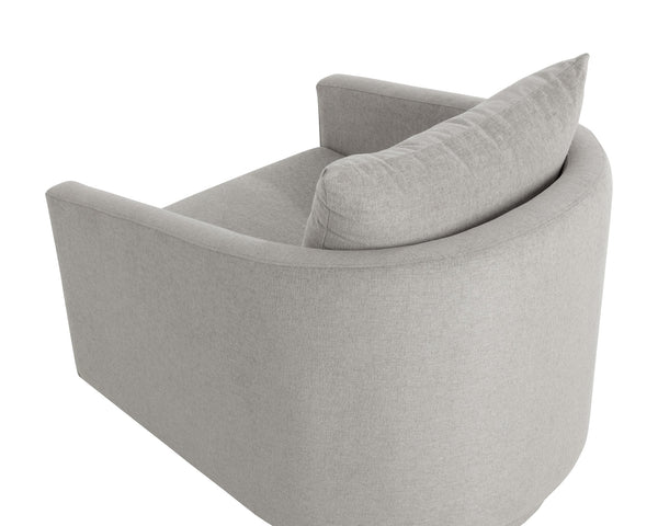 Sunpan Gannon Armchair - Modern Elegance In Ernst Sandstone Fabric For Refined Comfort In Your Home Grey Fabric 111670