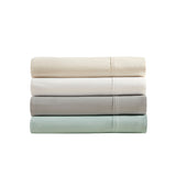 Beautyrest 400 Thread Count Casual Wrinkle Resistant Cotton Sateen Sheet Set BR20-0976 Ivory