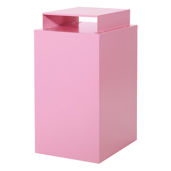 OSP Home Furnishings Metal File Cabinet Pink