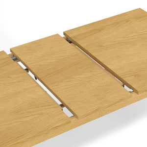 English Elm Wilson Transitional Extendable Dining Table In Rich Oak Veneer - Seats 6-8, Perfect For Family Meals B136P266908-GIGA