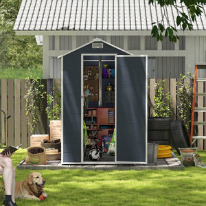 English Elm Campcraft Outdoor Resin Storage Shed with Hd Windows Uv Resistant Polypropylene Build W1598S00027