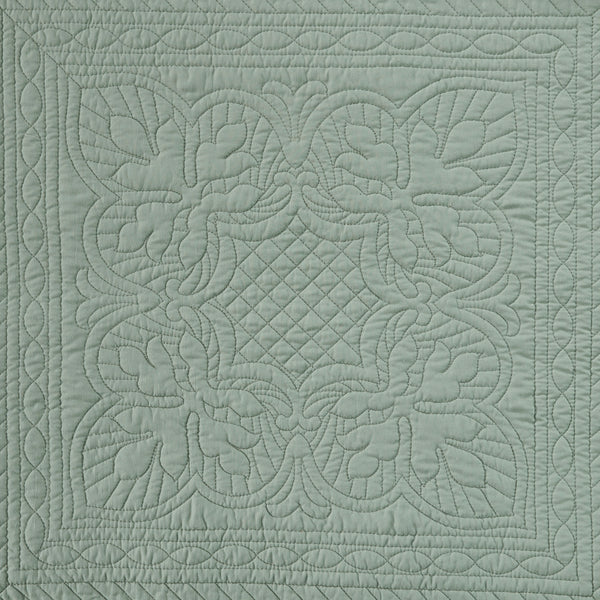 English Elm 6 Piece Reversible Scalloped Edge Daybed Cover Set with Antimicrobial Protection, Cottage Chic Elegance Seafoam 17.72 L x 15.75 W x 8.27 H B03597554