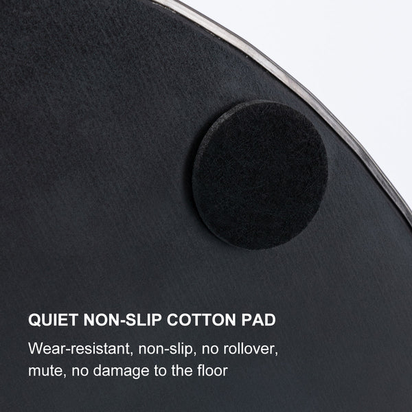 English Elm Titanium Modern Stainless Steel Swivel Bar Stool with Backrest Adjustable Height, Durable Gaslift Base Black W2195P290199