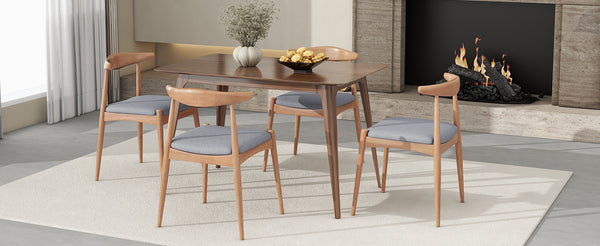 English Elm Christopher Knight Home® - Set Of 2 Rubberwood Dining Chairs With Ergonomic Design & Plush Cushions For Stylish Comfort N759P307032L