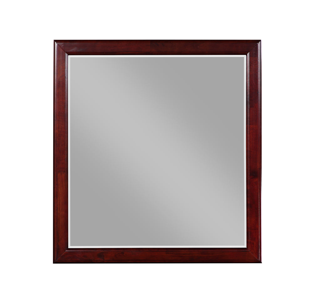 English Elm Louis Philippe Cherry Finish Mirror - Elegant Classic Design, Versatile Accent For Any Room Space B2726P252751