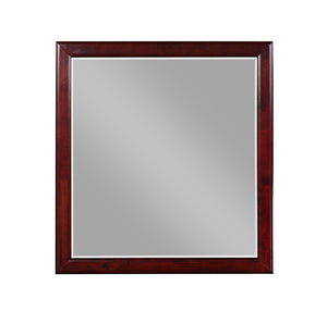 English Elm Louis Philippe Cherry Finish Mirror - Elegant Classic Design, Versatile Accent For Any Room Space B2726P252751