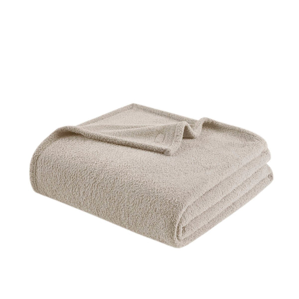 English Elm Dream Plush Twin Blanket 66x90 Soft Faux Feathersoft Polyester Cozy Lightweight Throw for Bed taupe 15.55 L x 11.61 W x 5.12 H B035P294114