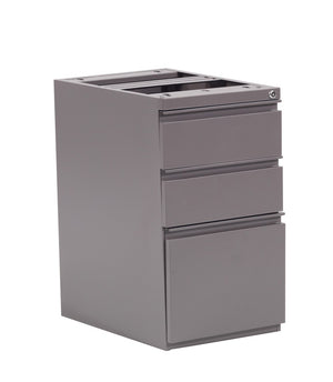 OSP Home Furnishings 22" Under Desk Pedestal with Box File Drawers and Ball Bearing Slides for Office PTO22BBF-M