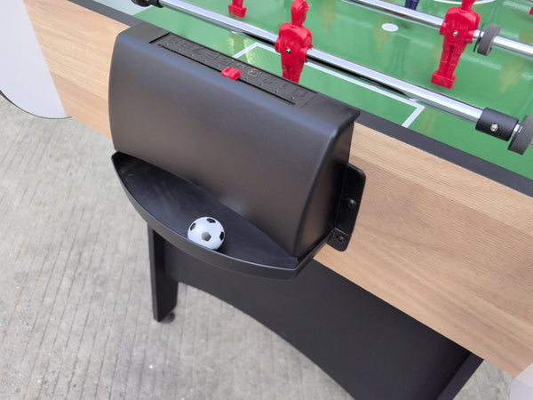 English Elm Soccer Foosball Table 4 Foot Chrome Rod Mdf Game Room Family Indoor Play W1936P304934
