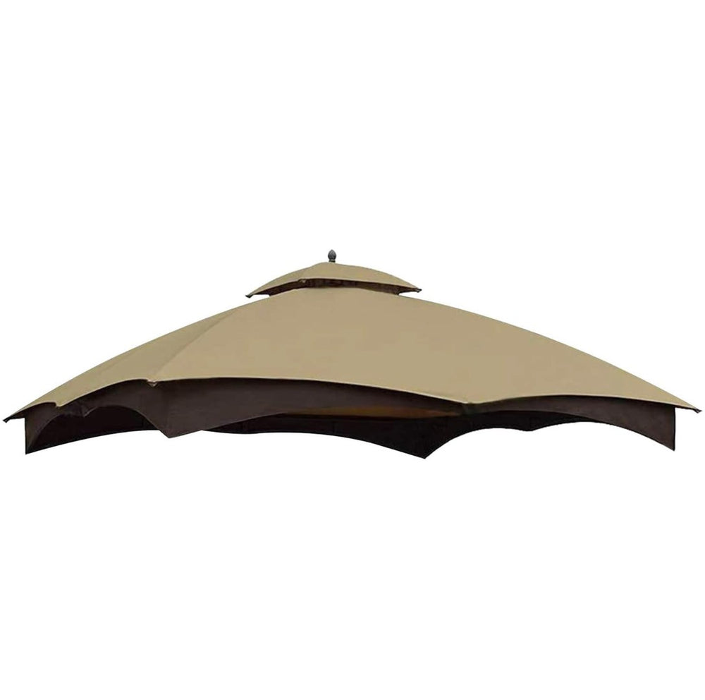 English Elm Replacement Gazebo Canopy for Allen Roth 10x12 Vented Polyester Uv Resistant Roof Top W419P467550