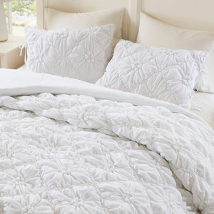 English Elm 3PCS King Comforter Set with Plush Microfiber Fill, Oversized 102"x88" Comforter and Shams White 16.93 L x 12.99 W x 7.87 H B035P366530