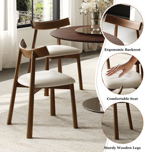 English Elm Retractable Rock Slab Dining Set with Leather Wrapped Base for Compact Apartments W2700S00133