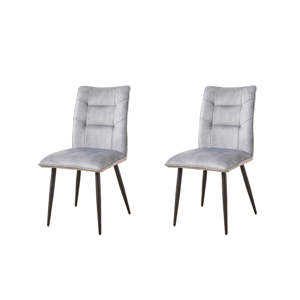 English Elm Modern Velvet Dining Chairs Set Of 2 - Plush Cushioned Seats With Iron Frames In Stylish Colors N842P284569E