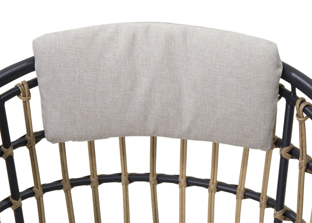 English Elm Outdoor Pe Wicker Armchairs Set of 2 with Cushions for Patio Garden Poolside W3990P415733