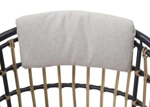 English Elm Outdoor Pe Wicker Armchairs Set of 2 with Cushions for Patio Garden Poolside W3990P415733