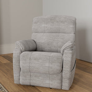 English Elm Plush Lucie Dove Power Lift Chair with Ultra-Plush Upholstery, USB Port, Dual Pockets, Quiet Lift Recliner B339P409523