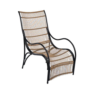 English Elm Christopher Knight Home® - 3 Piece Wicker Patio Set with Cloud-Like Cushions, Acacia Top Table, Rust-Resistant Steel Frame Beige,Black+Natural N780P209442N