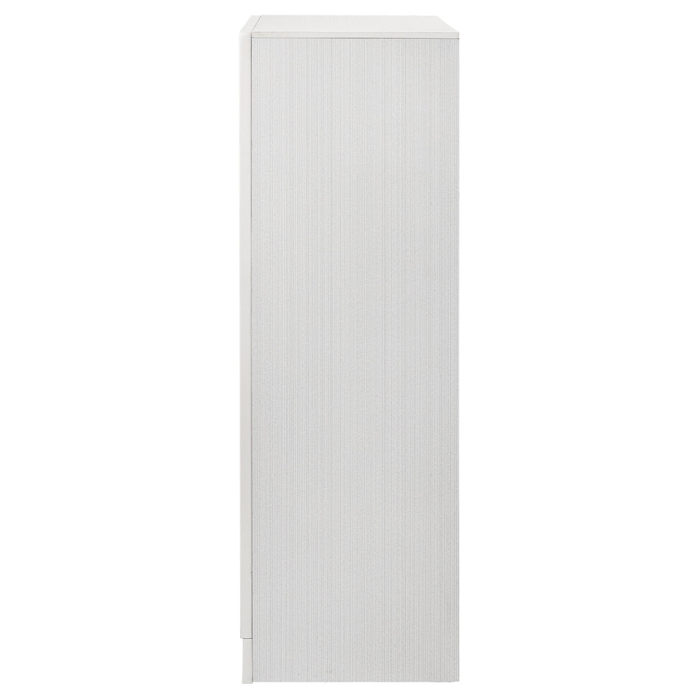 English Elm Annie Glamorous 6-Drawer Bedroom Chest With Crystal Embellishments For Chic And Organized Storage B062P378341