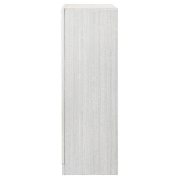 English Elm Annie Glamorous 6-Drawer Bedroom Chest With Crystal Embellishments For Chic And Organized Storage B062P378341