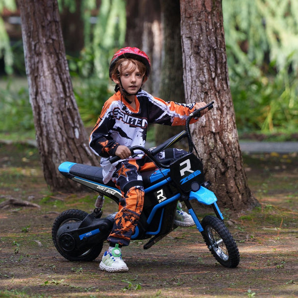 English Elm Aosom 12v Electric Kids Ride on Utv with Remote Control Suspension and Music System Blue W2225P229309