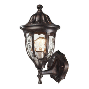 Glendale 13'' High 1-Light Outdoor Sconce - Regal Bronze 45000/1 Elk Lighting