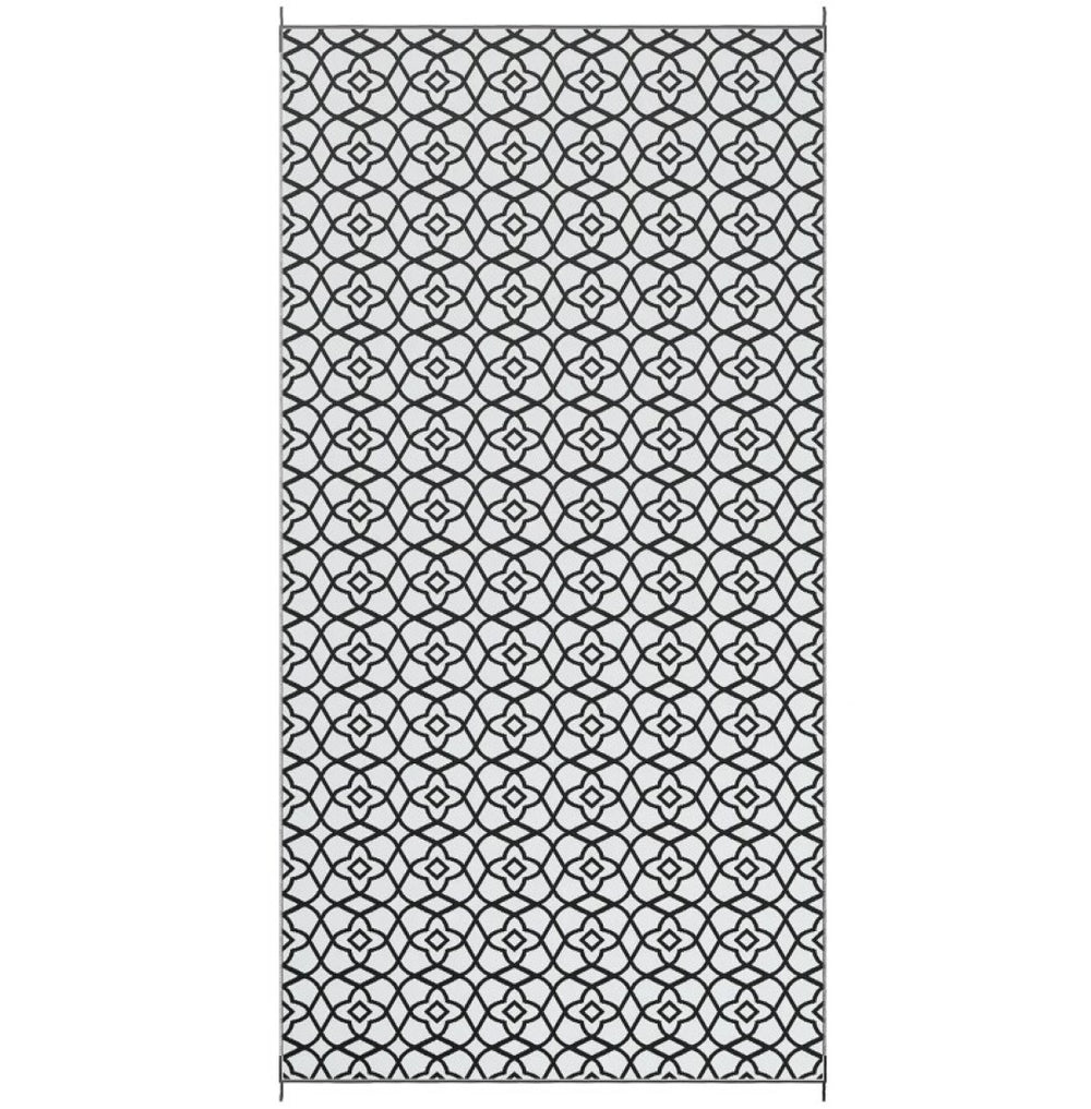 English Elm Geometric Reversible Polypropylene Outdoor Rug Uv Resistant Waterproof Patio Deck Mat T3971P421034