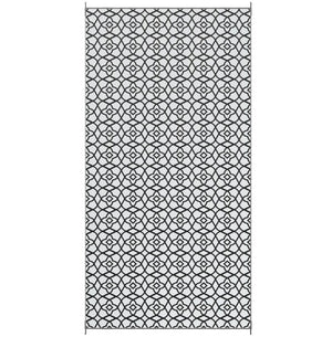 English Elm Geometric Reversible Polypropylene Outdoor Rug Uv Resistant Waterproof Patio Deck Mat T3971P421034