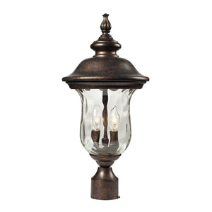 Lafayette 21'' High 2-Light Outdoor Post Light - Regal Bronze 45023/2 Elk Lighting