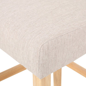 English Elm Vienna Wingback Counter Stools Set of 2 Tufted Fabric Nailhead Kitchen Bar Seating 64854.00BGE