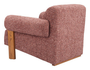 Zuo Modern Verity Accent Chair In Stunning Copper - Modern Elegance With Durable Polyester & Solid Wood Design Copper 100% Polyester,Solid Ash Wood 110845-zuo-modern