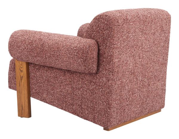 Zuo Modern Verity Accent Chair In Stunning Copper - Modern Elegance With Durable Polyester & Solid Wood Design Copper 100% Polyester,Solid Ash Wood 110845-zuo-modern