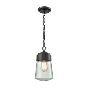 Mullen Gate 6'' Wide 1-Light Outdoor Pendant - Oil Rubbed Bronze 45118/1 Elk Lighting