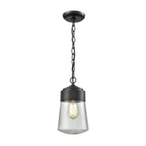 Mullen Gate 6'' Wide 1-Light Outdoor Pendant - Oil Rubbed Bronze 45118/1 Elk Lighting