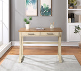 OSP Home Furnishings Jericho Rustic Writing Desk Antique White