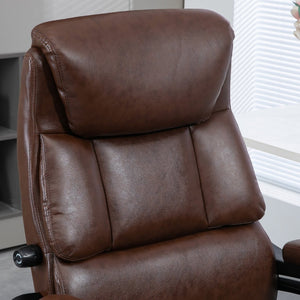 English Elm Vinsetto Pu Leather Big & Tall Office Chair - 400Lb Capacity, Ergonomic Comfort, Adjustable Height W2225P173832-GIGA