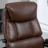 English Elm Vinsetto Pu Leather Office Chair For Big and Tall, 400Lb, Brown