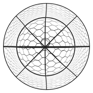 English Elm Outsunny Stackable Garden Crop Cages - 6 Pack Metal Cloche Protectors For Plants, 16" X 13" W2225P174485-GIGA