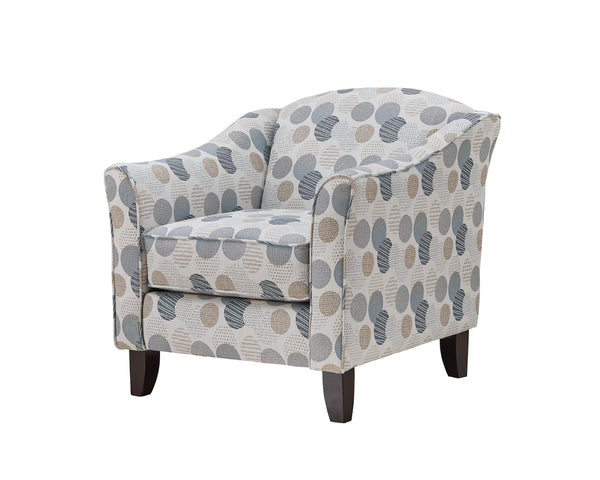 Fusion Jonah Dew Drop Lake Accent Chair In Grey - Stylish, Durable, Reversible Cushion For Ultimate Comfort Grey S ,100% Polyester 452 Dew Drop Lake Accent Chair